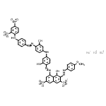 CAS#: 85631-87-4, Trisodium 4-hydroxy-5-[(2-hydroxy-4-{[3-hydroxy-4-({4-[(4-nitro-2-sulfonatophenyl)amino]phenyl}diazenyl)phenyl]amino}phenyl)diazenyl]-3-[(4-methoxyphenyl)diazenyl]-2,7-naphthalenedisulfonate