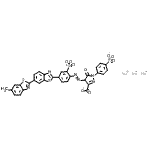 CAS#: 85631-91-0, Trisodium 4-{[4-(6-methyl-2,6'-bi-1,3-benzothiazol-2'-yl)-2-sulfonatophenyl]diazenyl}-5-oxo-1-(4-sulfonatophenyl)-4,5-dihydro-1H-pyrazole-3-carboxylate