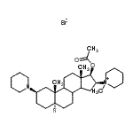 CAS#: 85639-52-7, (2beta,5alpha,8xi,9xi,14xi,16beta,17beta)-17-Acetoxy-16-(1-methyl-1-piperidiniumyl)-2-(1-piperidinyl)androstane bromide