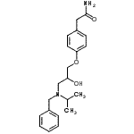 CAS#: 85650-48-2, 2-(4-{3-[Benzyl(isopropyl)amino]-2-hydroxypropoxy}phenyl)acetamide