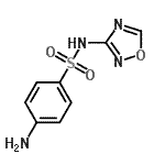 CAS#: 856648-95-8, 4-Amino-N-(1,2,4-oxadiazol-3-yl)benzenesulfonamide
