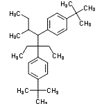 CAS#: 85668-74-2, 1,1'-(3-Ethyl-5-methyl-3,4-heptanediyl)bis[4-(2-methyl-2-propanyl)benzene]