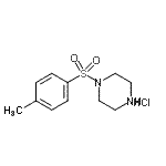 CAS#: 856843-84-0, 1-[(4-Methylphenyl)sulfonyl]piperazine hydrochloride (1:1)