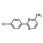 CAS#: 856906-00-8, 4-(4-Methyl-2-pyrimidinyl)phenol