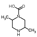 CAS#: 856929-73-2, 2,5-Dimethyl-1-piperazinecarboxylic acid