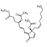 CAS#: 85700-43-2, Methyl (4R,5E,7E,12alpha,14Z)-4,12-diacetoxy-9-oxoprosta-5,7,10,14-tetraen-1-oate