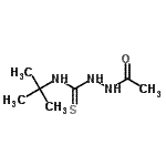 CAS 登录号：857030-37-6， 2-乙酰基-N-(2-甲基-2-丙基)肼基硫代甲酰胺
