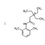 CAS#: 85708-79-8, 2-[(2,6-Dimethylphenyl)amino]-N,N,N-triethyl-2-oxoethanaminium iodide