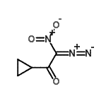 CAS#: 857082-68-9, 1-Cyclopropyl-2-diazo-2-nitroethanone