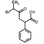CAS#: 85709-86-0, 5-Bromo-4-oxo-2-phenylhexanoic acid