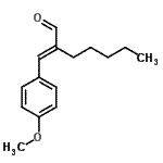 CAS 登录号：85711-94-0， (2E)-2-(4-甲氧基苄亚基)庚醛