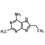 CAS 登录号：857173-13-8， 8-乙基-2-甲基-1H-嘌呤-6-胺