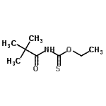 CAS#: 857283-11-5, O-Ethyl (2,2-dimethylpropanoyl)carbamothioate
