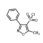 CAS 登录号：857283-56-8， 5-甲基-3-苯基-1,2-恶唑-4-磺酰氯