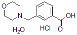 CAS#: 857283-67-1, 3-(4-Morpholinylmethyl)-Benzoic Acid Hydrochloride Hydrate (1:1:1)