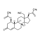CAS#: 85761-68-8, (1R,8R,9S,10R,14S,17S)-13-Ethyl-3-oxo-2,3,6,7,8,9,10,11,12,13,14,15,16,17-tetradecahydro-1H-cyclopenta[a]phenanthrene-1,17-diyl diacetate