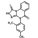 CAS#: 85772-36-7, 4-(2,4-Dimethylphenyl)-1-thioxo-2,4-dihydro[1,2,4]triazolo[4,3-a]quinazolin-5(1H)-one