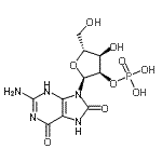 CAS 登录号：85775-41-3， 8-氧代-7,8-二氢鸟苷2'-(磷酸二氢酯)