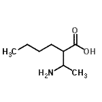 CAS#: 857780-47-3, 2-(1-Aminoethyl)hexanoic acid