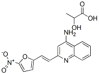 CAS 登录号:858-15-1, 2-(5-硝基-2-呋喃基乙烯基)-4-氨基-喹啉乳酸盐