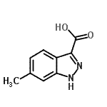 CAS#: 858227-12-0, 6-Methyl-1H-indazole-3-carboxylic acid