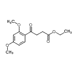 CAS#: 858445-94-0, Ethyl 4-(2,4-dimethoxyphenyl)-4-oxobutanoate