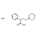 CAS#: 858454-17-8, 4-(4-Morpholinyl)-2-phenylbutanoic acid hydrochloride (1:1)