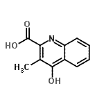 CAS#: 858488-66-1, 4-Hydroxy-3-methyl-2-quinolinecarboxylic acid