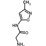 CAS 登录号：858490-24-1， N-(3-甲基-1,2-恶唑-5-基)甘氨酰胺