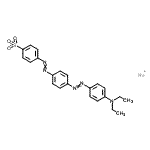 CAS 登录号：85851-55-4， 钠4-[(4-{[4-(二乙基氨基)苯基]偶氮}苯基)偶氮]苯磺酸酯