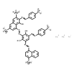 CAS 登录号：85851-56-5， 三钠5-({2,6-二羟基-3-[(4-硝基苯基)偶氮]-5-[(4-磺酸-1-萘基)偶氮]苯基}偶氮)-4-羟基-3-[(4-硝基苯基)偶氮]-2,7-萘二磺酸酯