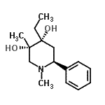 CAS#: 85866-53-1, (3S,4R,6S)-4-Ethyl-1,3-dimethyl-6-phenyl-3,4-piperidinediol