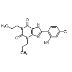 CAS#: 85872-51-1, 8-(2-Amino-4-chlorophenyl)-1,3-dipropyl-3,9-dihydro-1H-purine-2,6-dione