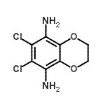 CAS#: 858789-95-4, 6,7-Dichloro-2,3-dihydro-1,4-benzodioxine-5,8-diamine