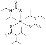 CAS 登录号：85883-32-5， 二异丙基二硫代氨基甲酸铝
