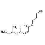 CAS#: 85909-48-4, sec-Butyl 3-hydroxypropyl (2Z)-2-butenedioate