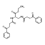 CAS#: 85916-30-9, Ethyl N-[(benzoylsulfanyl)acetyl]-3-{[(benzoylsulfanyl)acetyl]amino}-L-alaninate