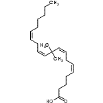 CAS#: 85924-32-9, (5Z,8Z,11Z,14Z)-10,10-Dimethyl-5,8,11,14-icosatetraenoic acid