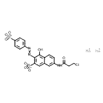 CAS#: 85958-97-0, Disodium 7-[(3-chloropropanoyl)amino]-4-hydroxy-3-[(4-sulfonatophenyl)diazenyl]-2-naphthalenesulfonate