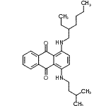 CAS#: 85959-19-9, 1-[(2-Ethylhexyl)amino]-4-[(3-methylbutyl)amino]-9,10-anthraquinone