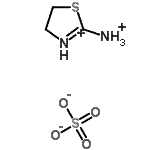 CAS 登录号：85959-63-3， 2-铵基-4,5-二氢-1,3-噻唑-3-鎓硫酸盐