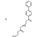 CAS 登录号：85975-27-5， 3-(4-联苯基)-N-(2-乙氧基-2-氧代乙基)-3-氧代-1-丙氯化铵