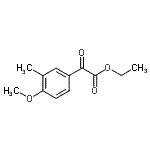 CAS 登录号：859979-73-0， 乙基(4-甲氧基-3-甲基苯基)(氧代)乙酸酯