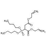 CAS#: 86004-45-7, Diallyl 2-(dibutoxyphosphoryl)succinate