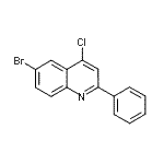 CAS#: 860195-69-3, 6-Bromo-4-chloro-2-phenylquinoline
