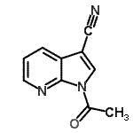 CAS#: 860362-11-4, 1-Acetyl-1H-pyrrolo[2,3-b]pyridine-3-carbonitrile