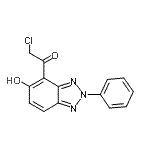 CAS 登录号:860591-27-1, 2-氯-1-(5-羟基-2-苯基-2H-苯并三唑-4-基)乙酮