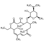 CAS#: 86131-94-4, (11E,13Z)-16-Ethyl-4-hydroxy-15-(hydroxymethyl)-5,7,9,13-tetramethyl-2,10-dioxooxacyclohexadeca-11,13-dien-6-yl 3,4,6-trideoxy-3-(dimethylamino)-beta-D-xylo-hexopyranoside