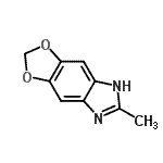 CAS 登录号：861784-02-3， 6-甲基-5H-[1,3]二氧杂环戊并[4,5-f]苯并咪唑