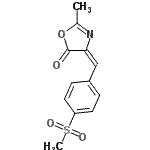 CAS#: 862252-58-2, (4E)-2-Methyl-4-[4-(methylsulfonyl)benzylidene]-1,3-oxazol-5(4H)-one
